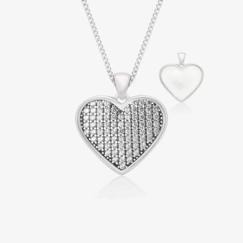 Crystal Ashes Necklace | Ashes Pendant | Featherlings UK