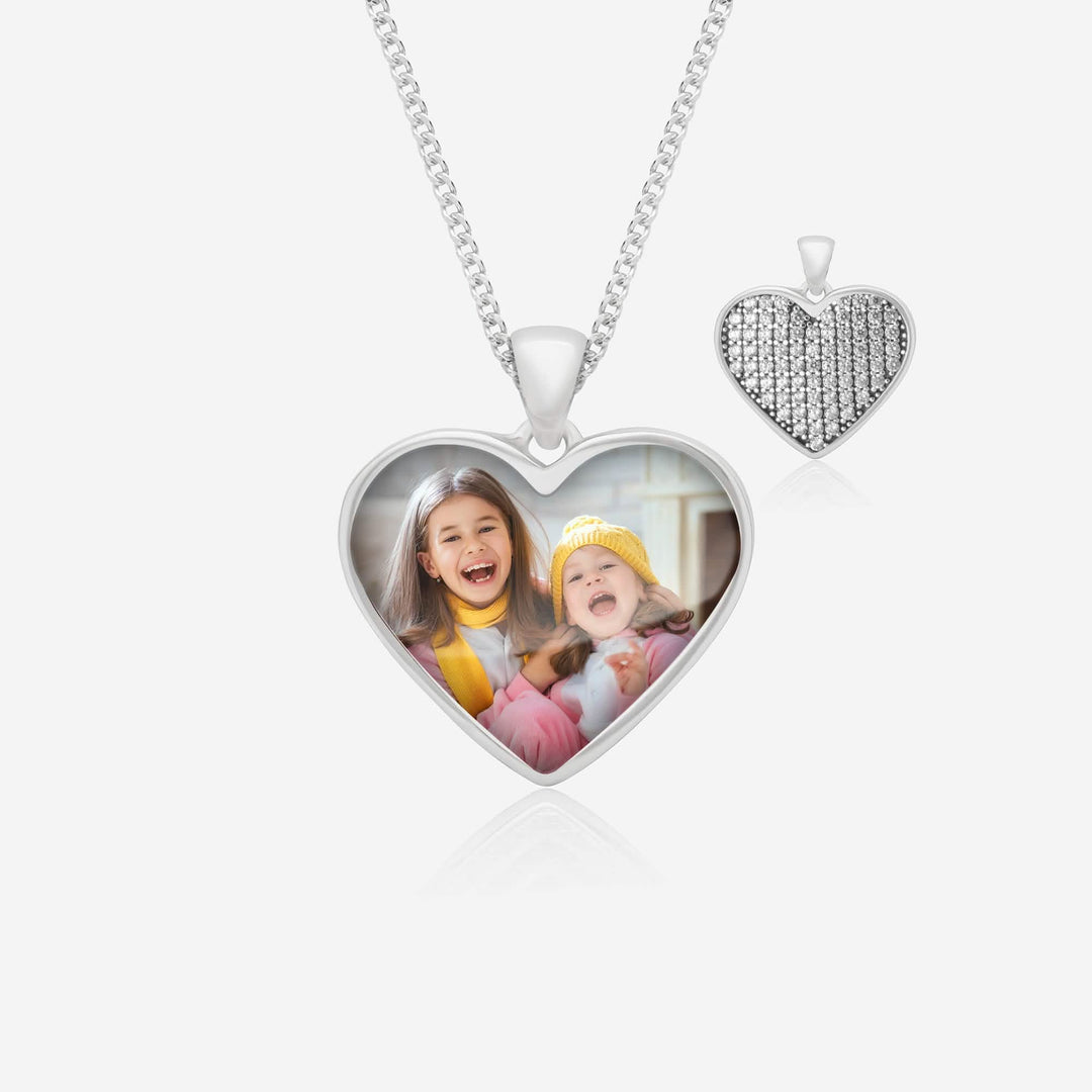 Photo Necklace - Crystal | Photo Locket | Featherlings UK