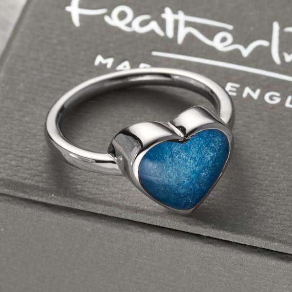 Heart Ashes Ring | Ashes Rings | Featherlings UK