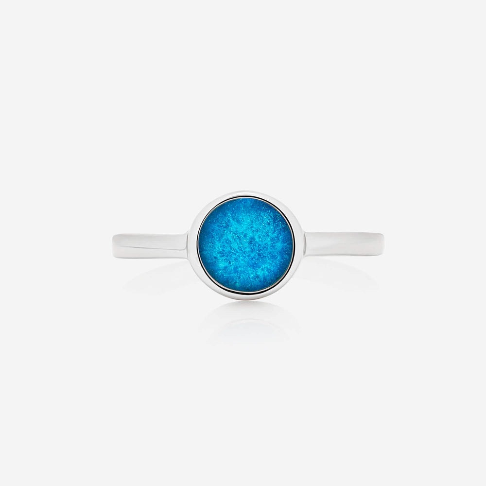 Round Ashes Ring | Ashes Rings | Featherlings UK