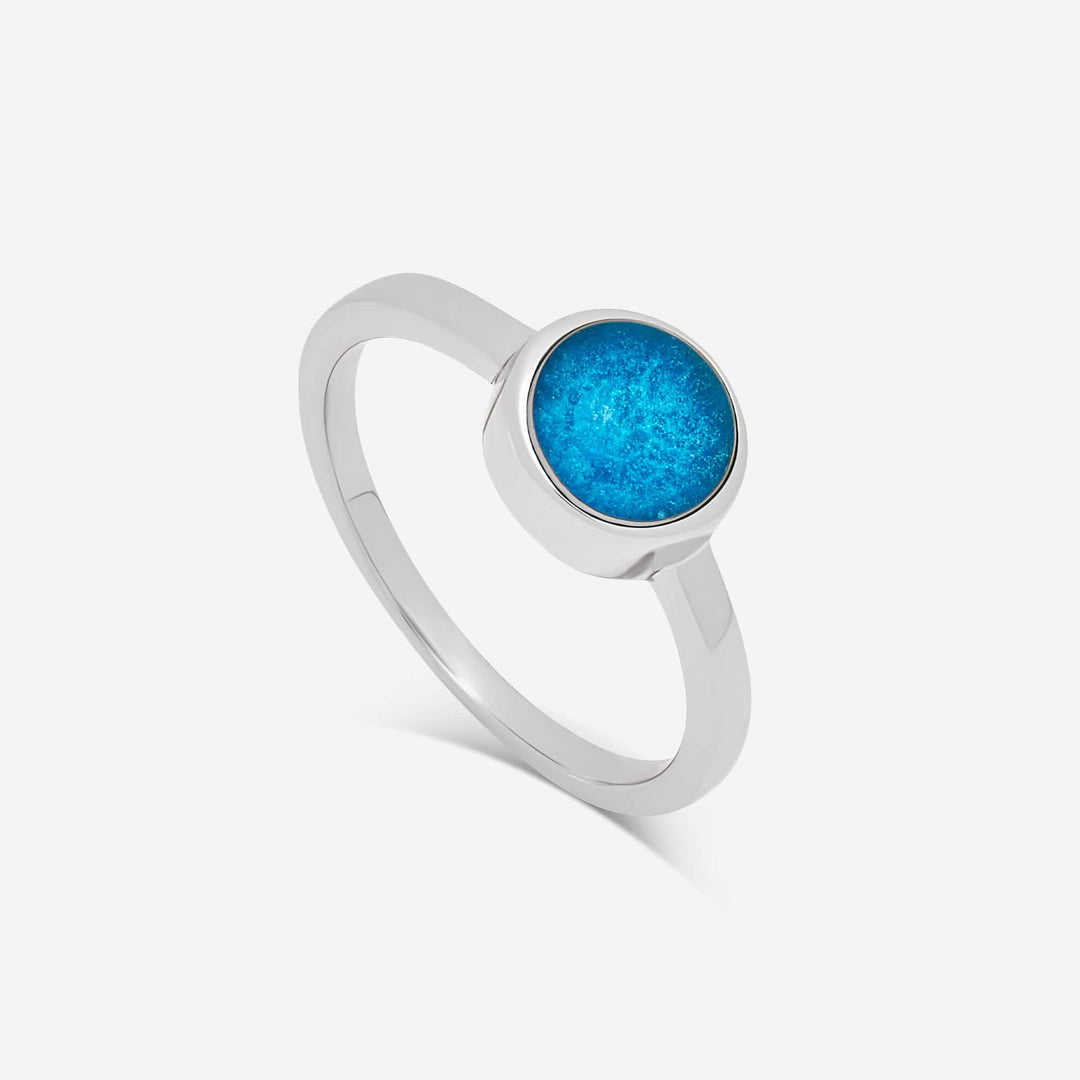 Round Ashes Ring | Ashes Rings | Featherlings UK