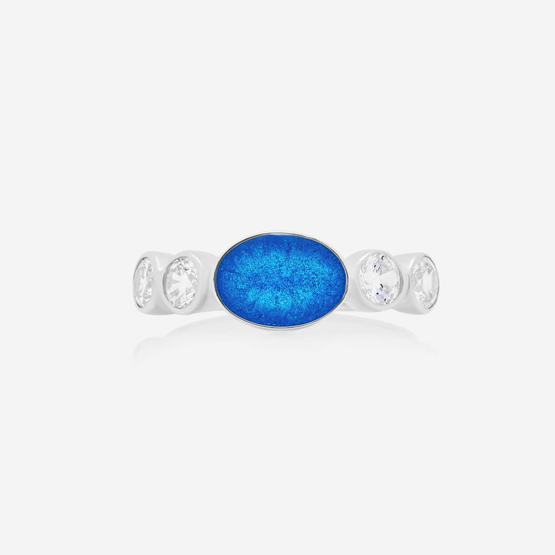 Oval Ashes Ring | Ashes Rings | Featherlings UK