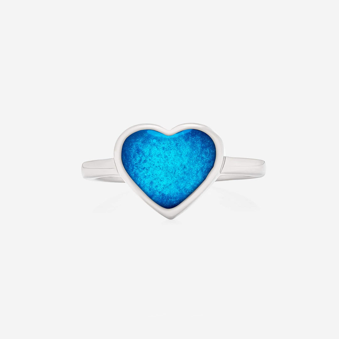 Heart Ashes Ring | Ashes Rings | Featherlings UK