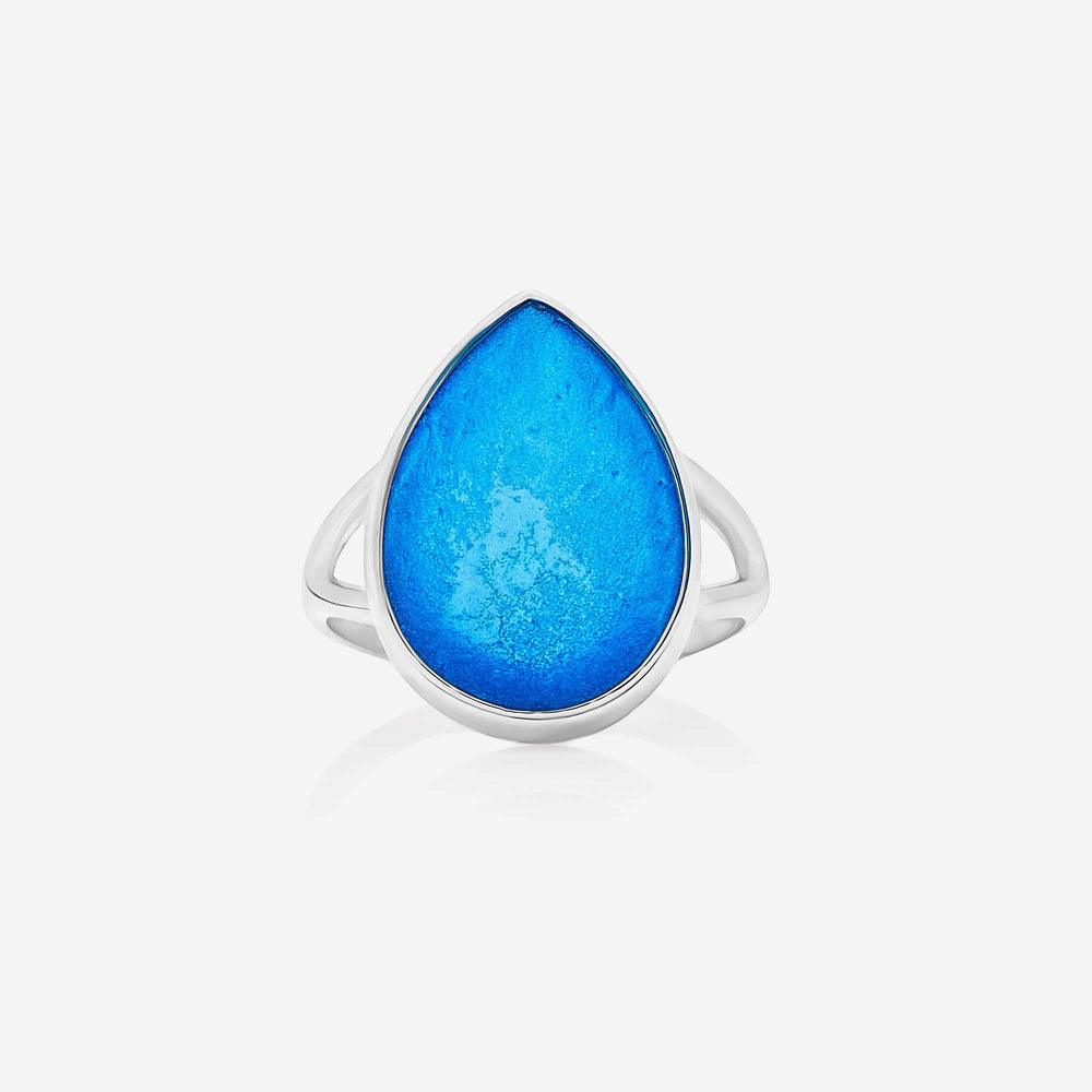 Tear Drop Ashes Ring | Ashes Rings | Featherlings UK