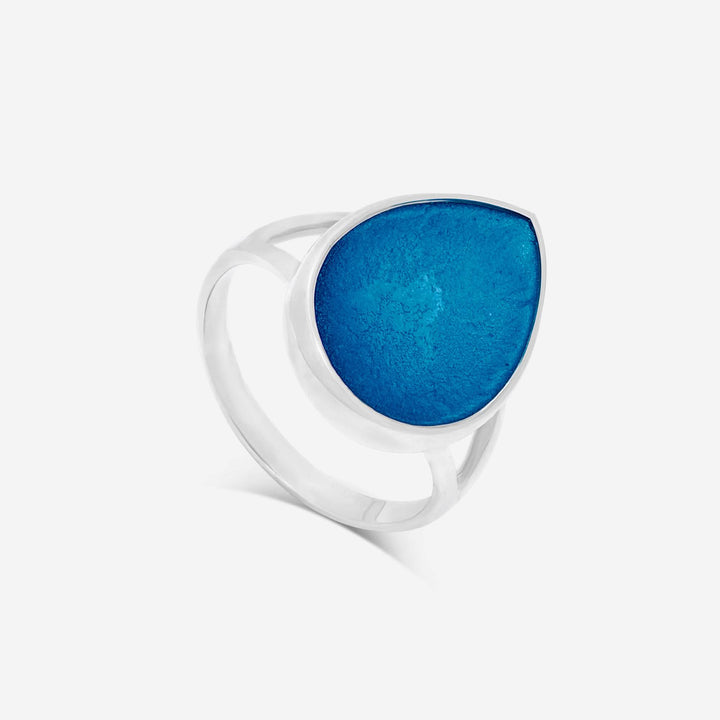 Tear Drop Ashes Ring | Ashes Rings | Featherlings UK