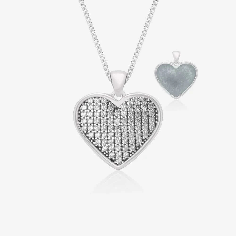 Crystal Ashes Necklace | Ashes Pendant | Featherlings UK