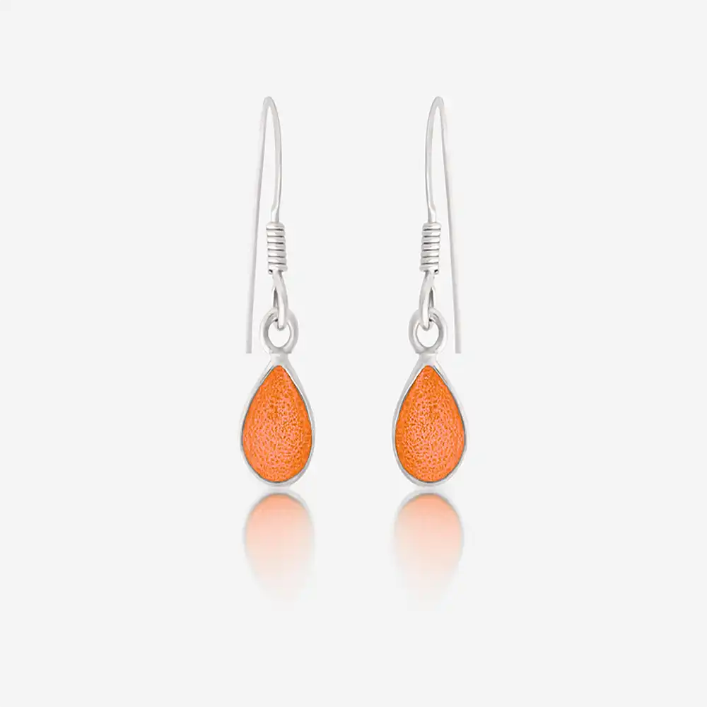Tear Drop Ashes Earrings | Ashes Charms | Featherlings UK