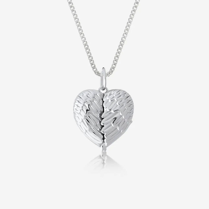 Angel Wings Ashes Locket | Ashes Necklace | Featherlings UK