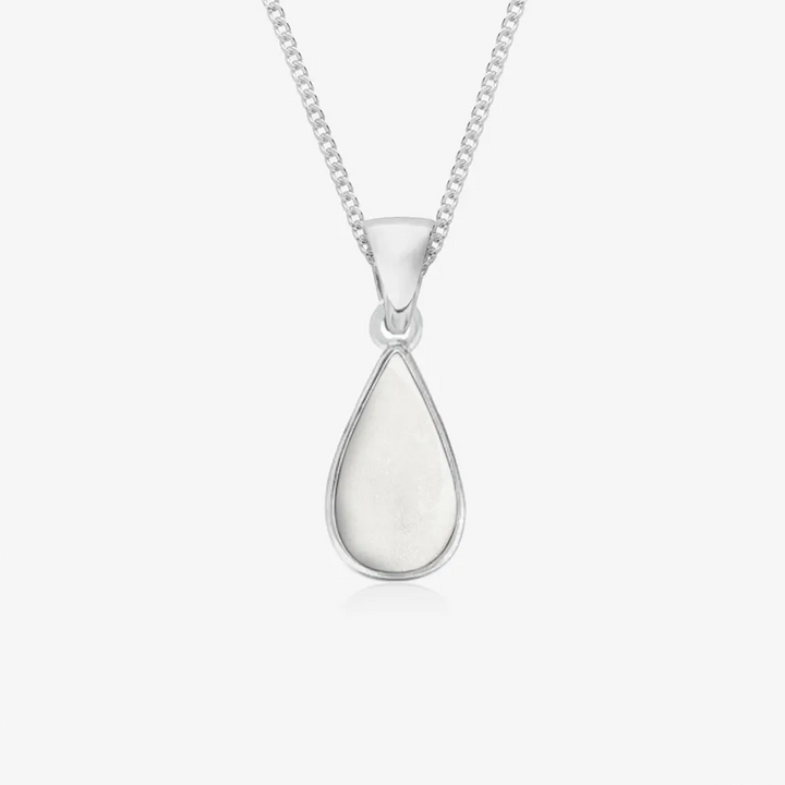 Tear Drop Ashes Necklace | Ashes Pendant | Featherlings UK