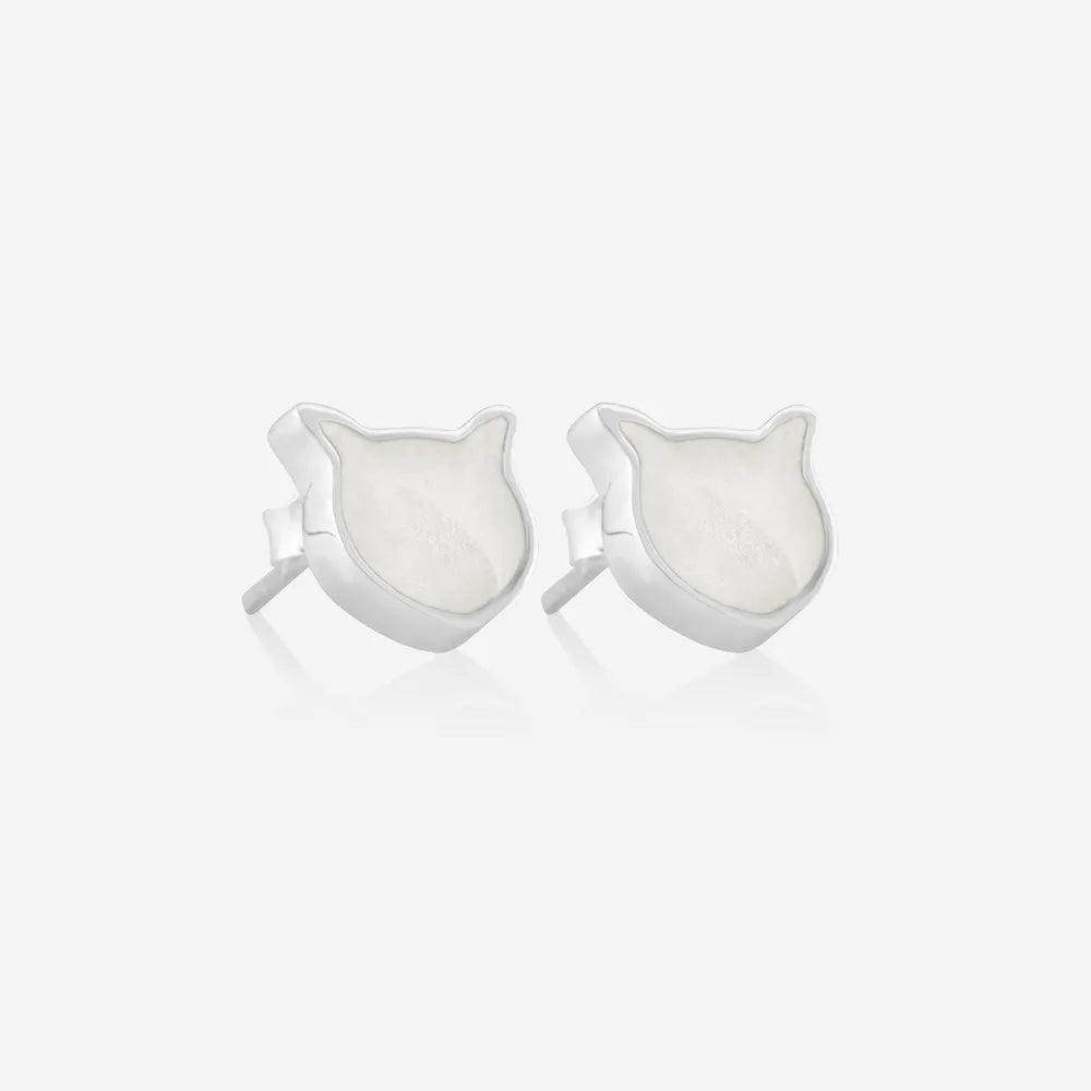 Cat Ashes or Fur Earrings | Ashes Earrings | Featherlings UK