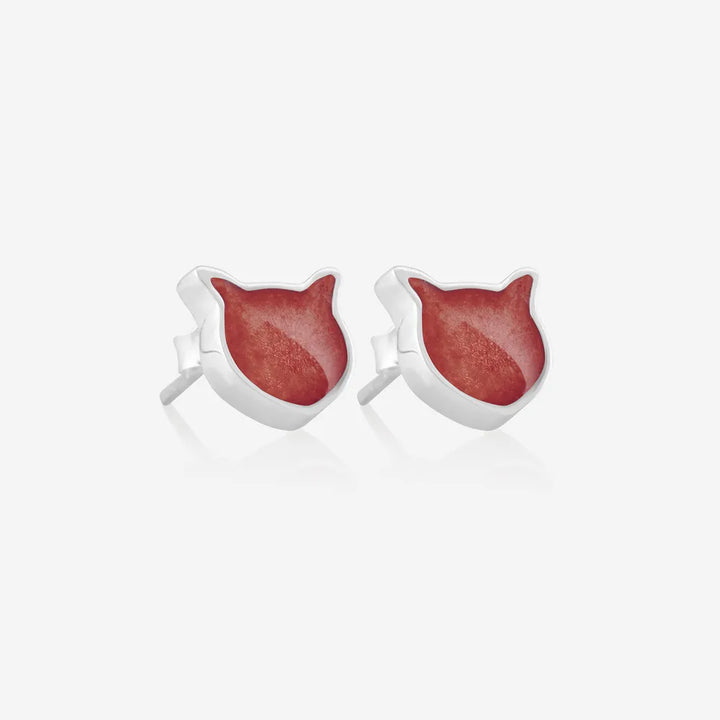 Cat Ashes or Fur Earrings | Ashes Earrings | Featherlings UK