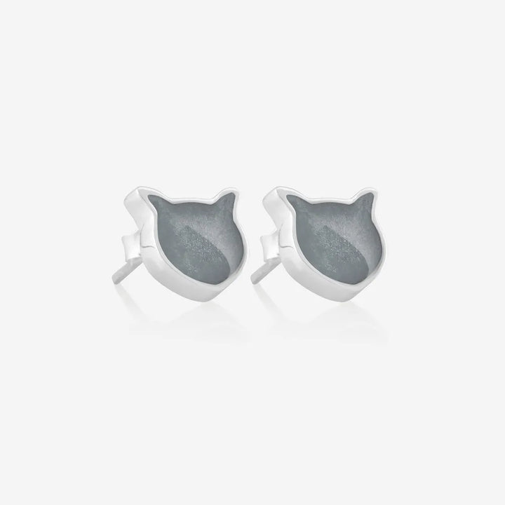 Cat Ashes or Fur Earrings | Ashes Earrings | Featherlings UK