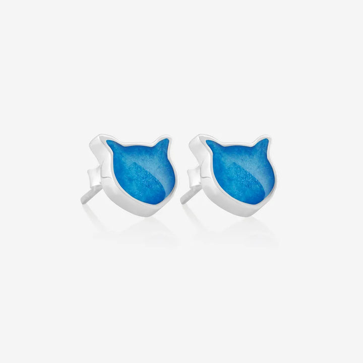 Cat Ashes or Fur Earrings | Ashes Earrings | Featherlings UK