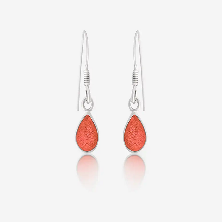 Tear Drop Ashes Earrings | Ashes Charms | Featherlings UK