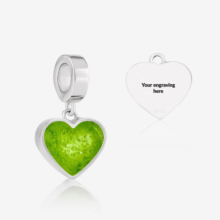 Heart Dangle Ashes Charm | Ashes Charms | Featherlings UK