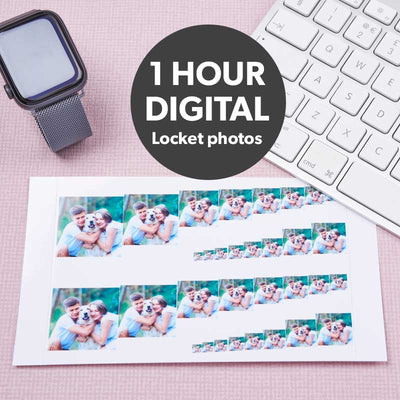 Digital Locket Sized Photos | Photo Locket | Featherlings UK