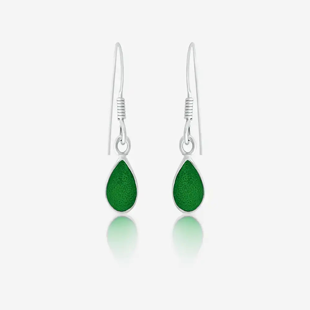 Tear Drop Ashes Earrings | Ashes Charms | Featherlings UK