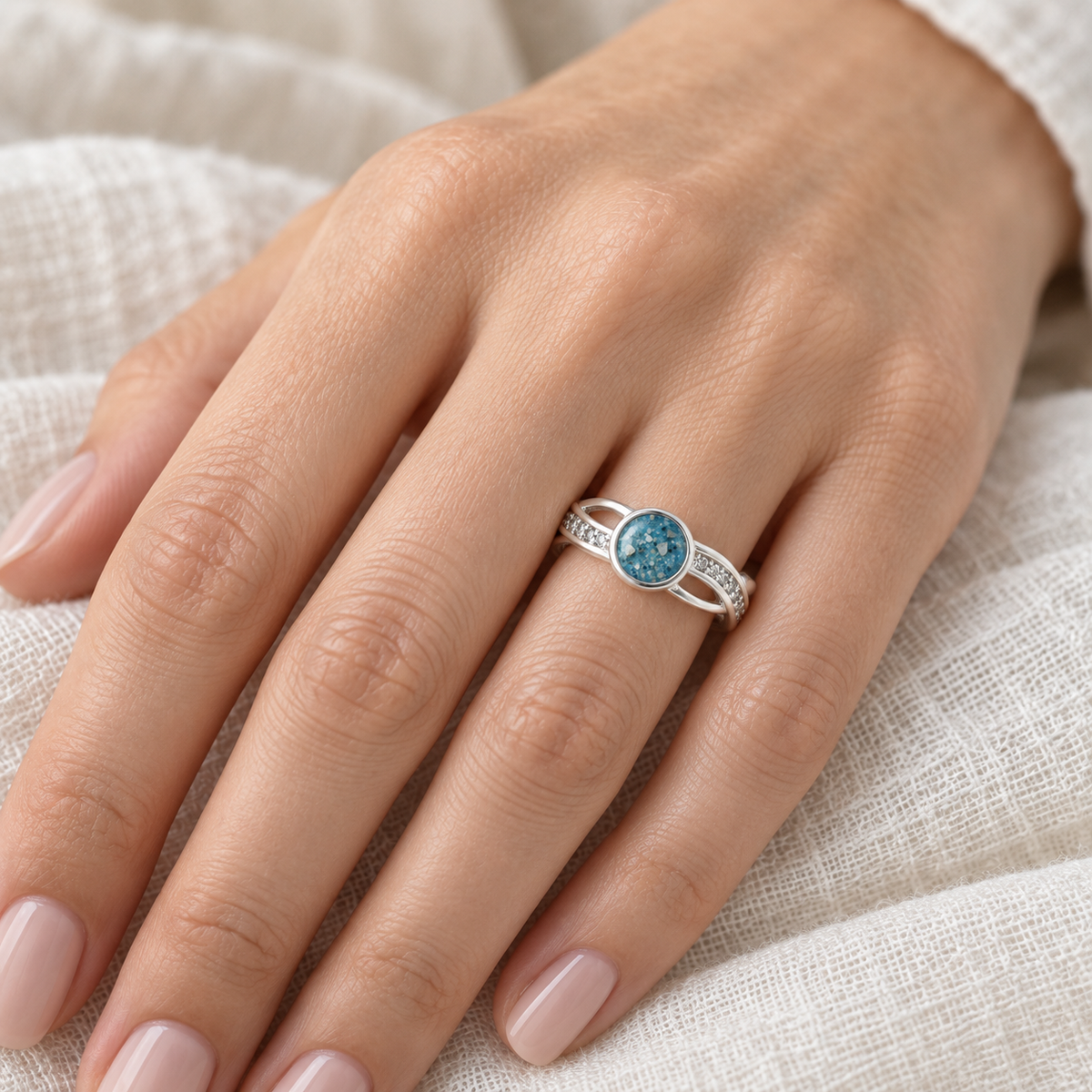 Entwined Ashes Ring — lifestyle