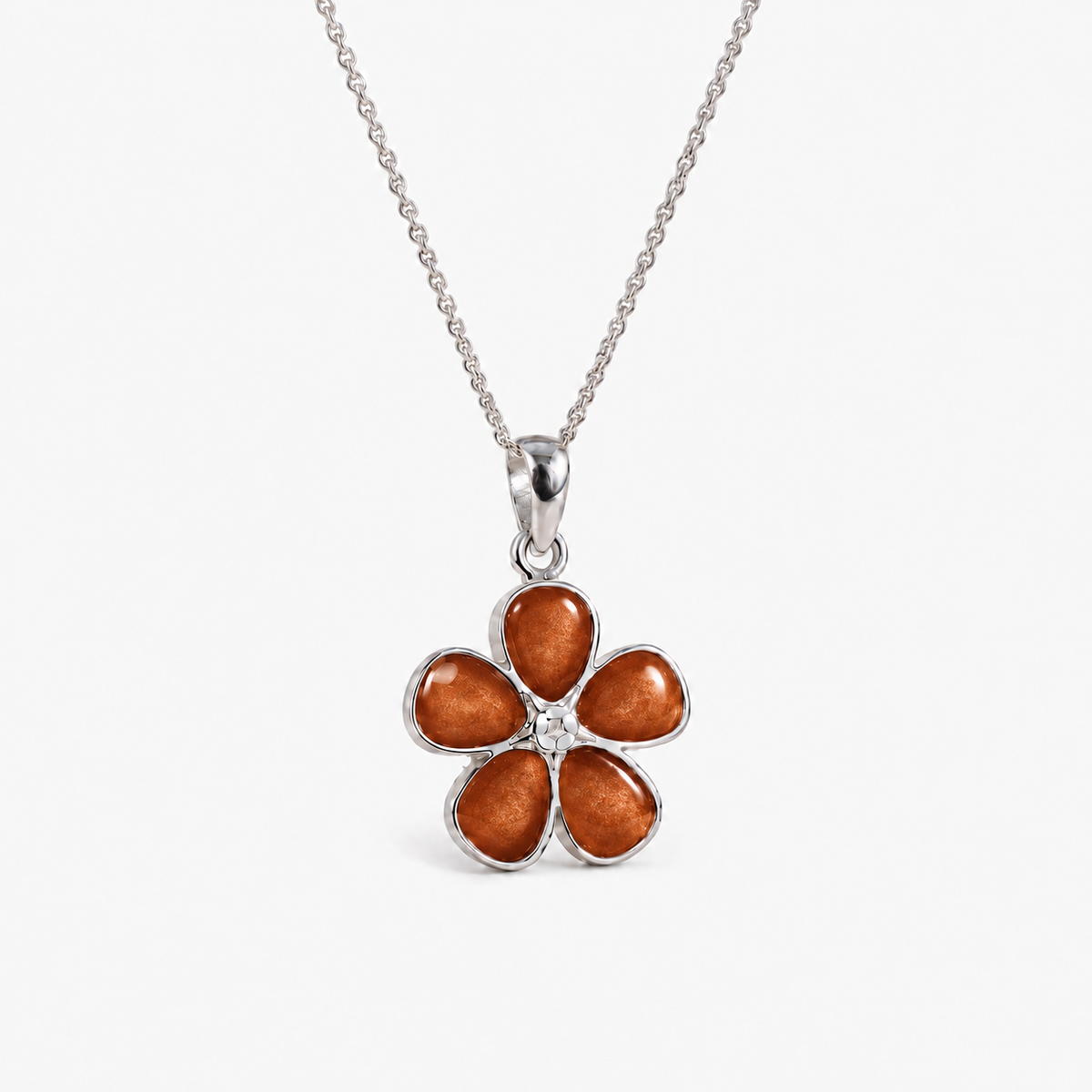 Forget-Me-Not Ashes Necklace – copper – ashes hidden
