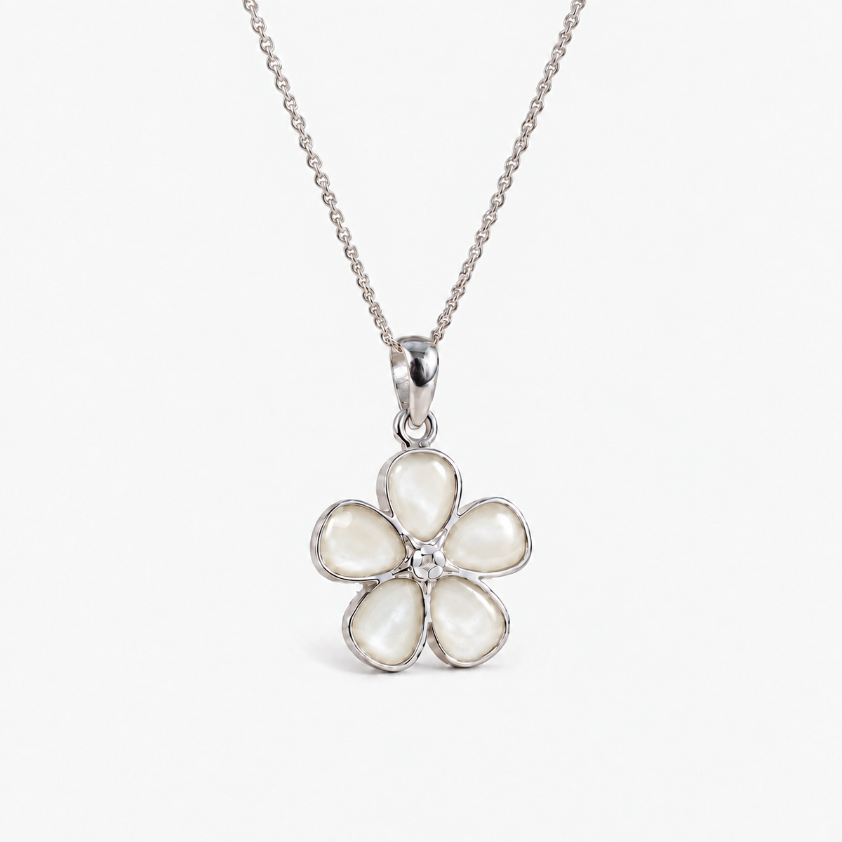 Forget-Me-Not Ashes Necklace – pearl – ashes hidden