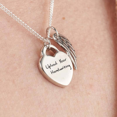 Heart Handwriting Necklace | Handwriting | Featherlings UK