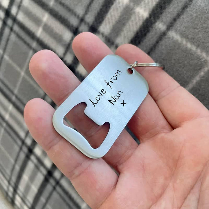 Handwriting Bottle Opener | Handwriting | Featherlings UK