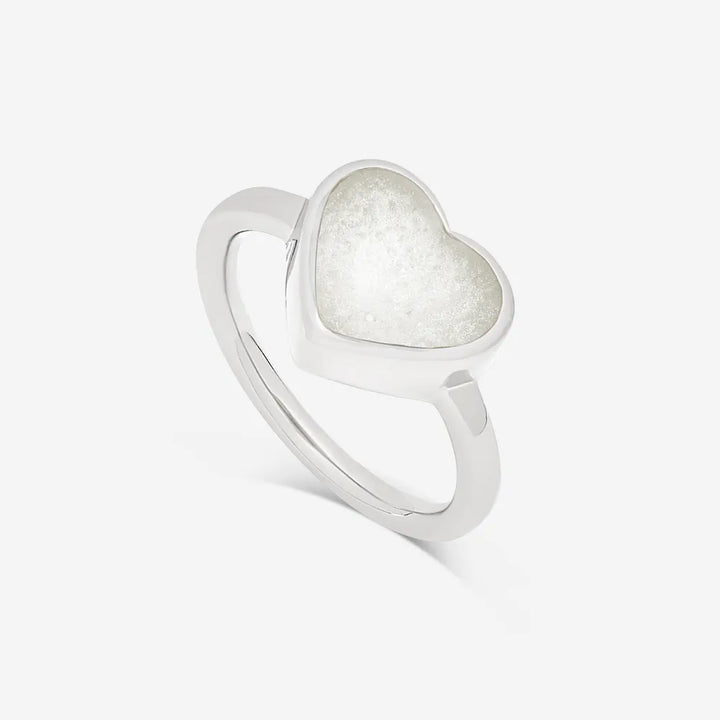 Heart Ashes Ring | Ashes Rings | Featherlings UK