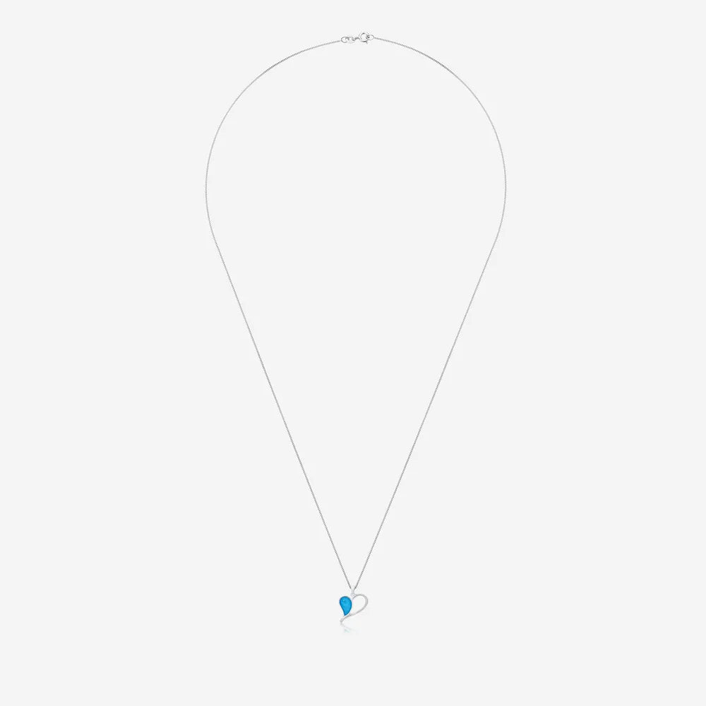 Heart Ashes Necklace | Ashes Pendant | Featherlings UK