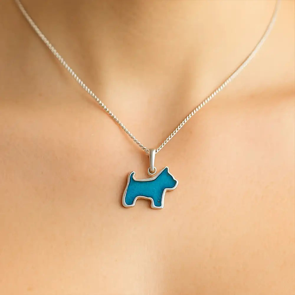 Dog Ashes Necklace | Ashes Pendant | Featherlings UK