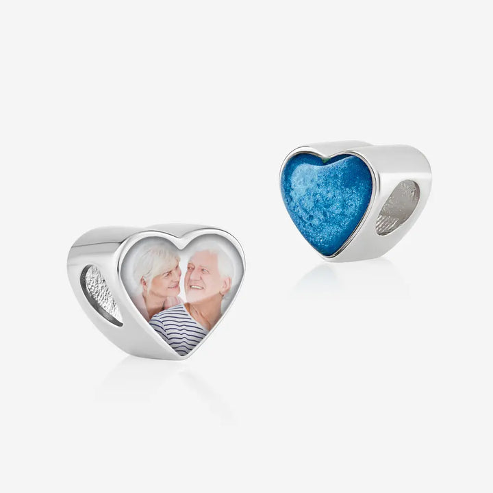 Ashes Memorial Photo Charm | Ashes Charms | Featherlings UK