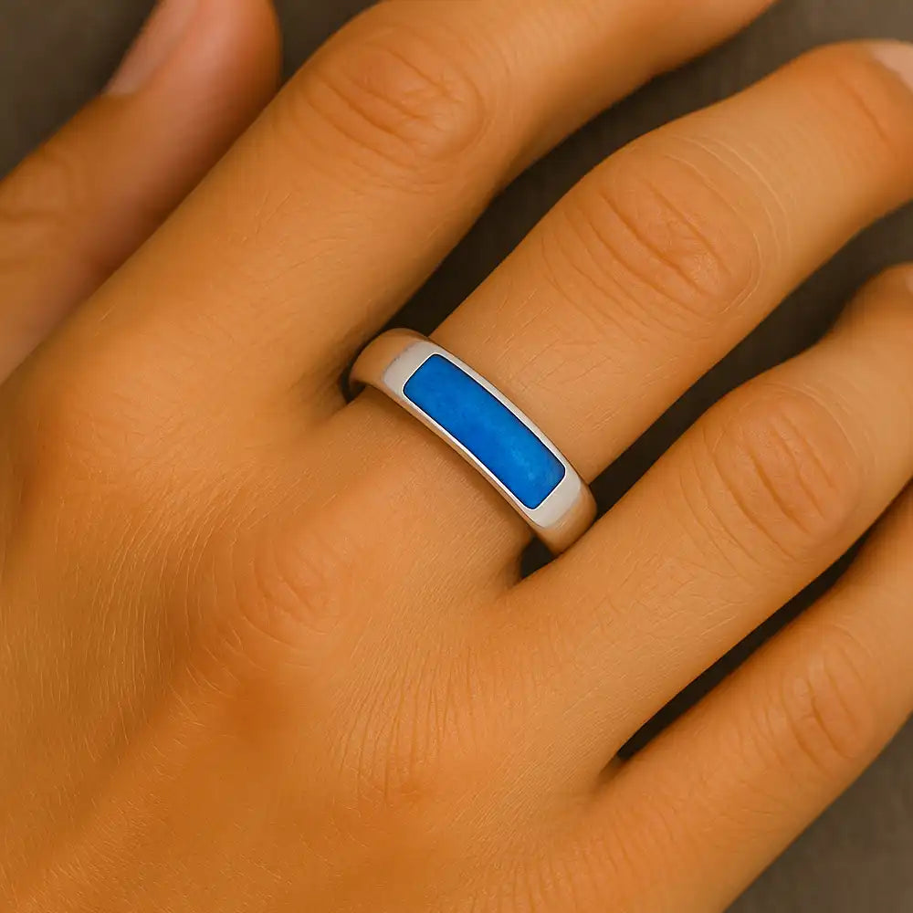 Mens Channel Ashes Ring | Ashes Rings | Featherlings UK
