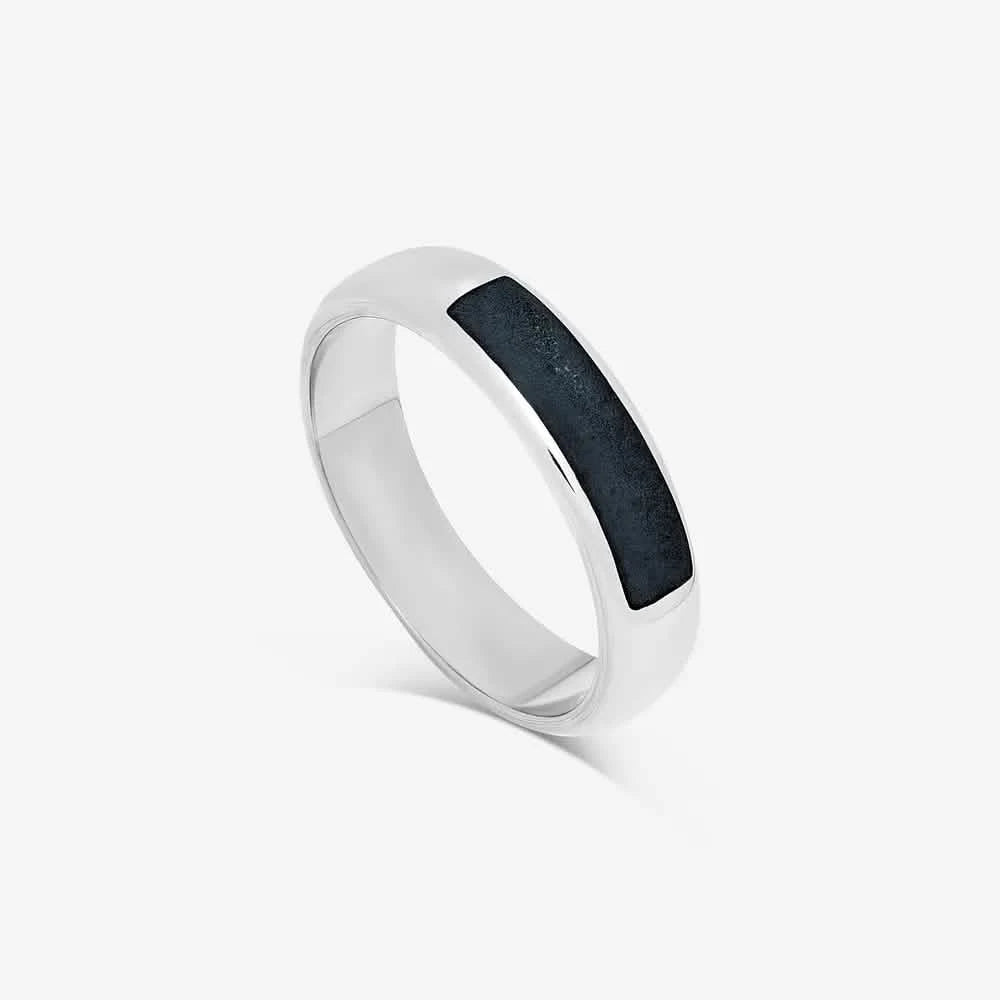 Mens Channel Ashes Ring | Ashes Rings | Featherlings UK