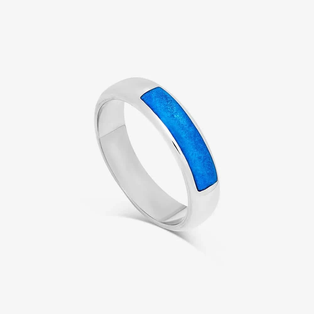 Mens Channel Ashes Ring | Ashes Rings | Featherlings UK