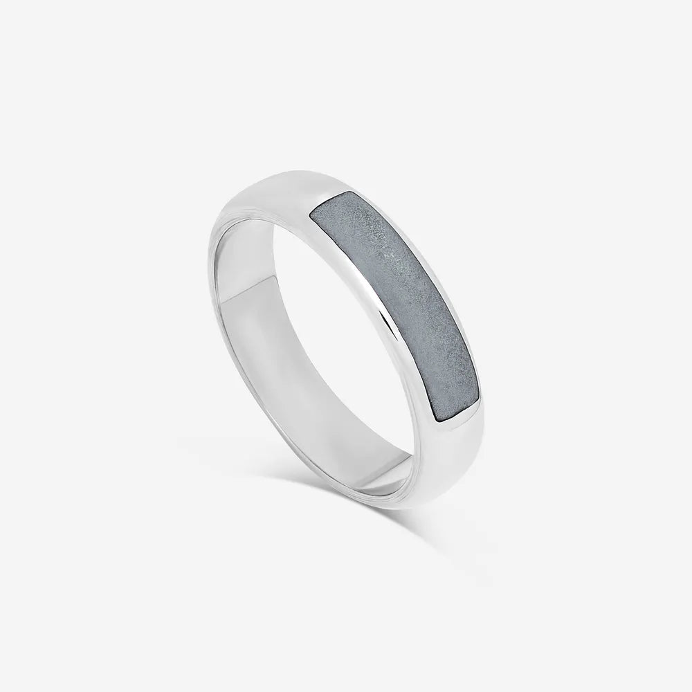 Mens Channel Ashes Ring | Ashes Rings | Featherlings UK