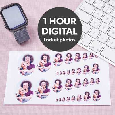 Digital Oval Locket Sized Photos | Photo Locket | Featherlings UK