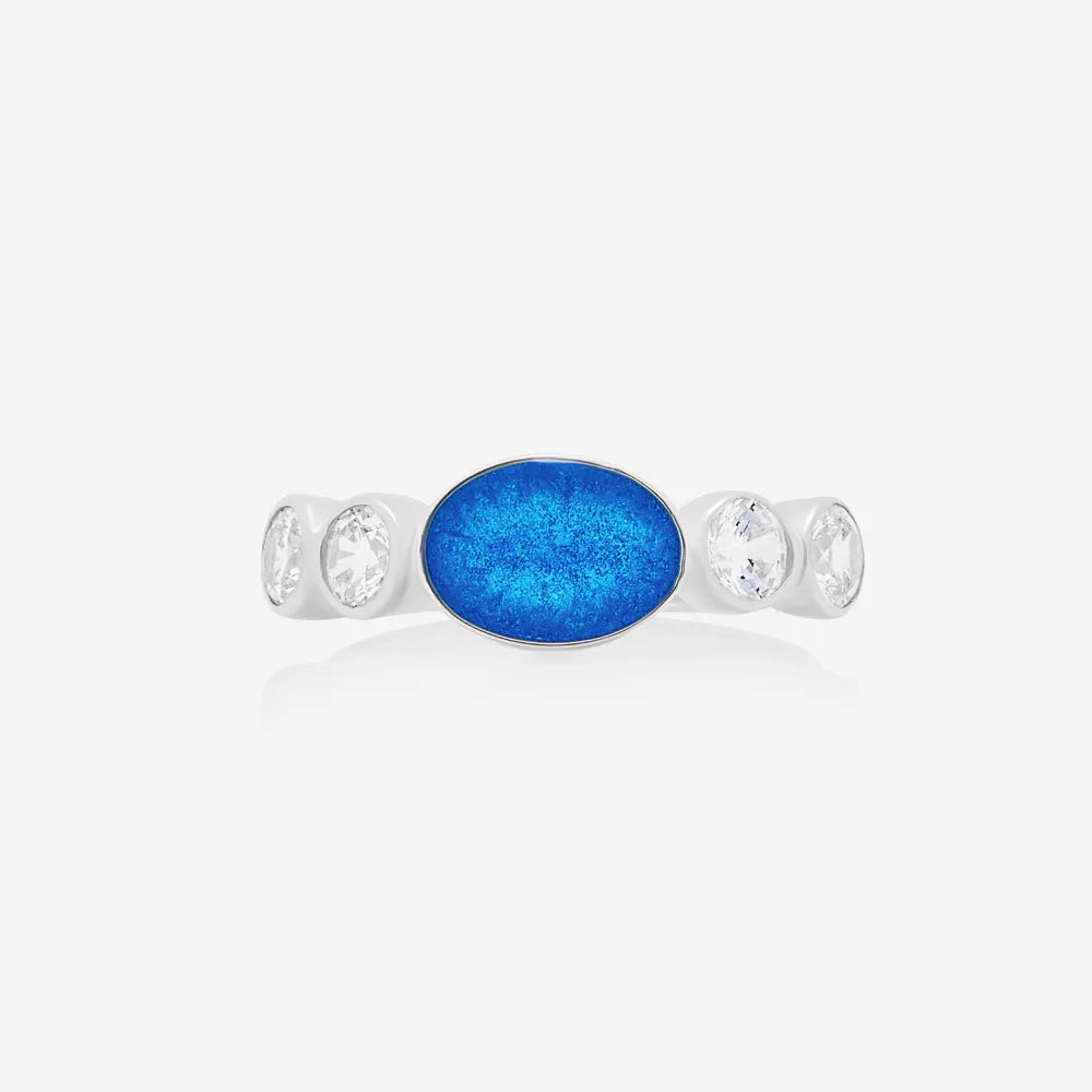 Oval Ashes Ring | Ashes Rings | Featherlings UK