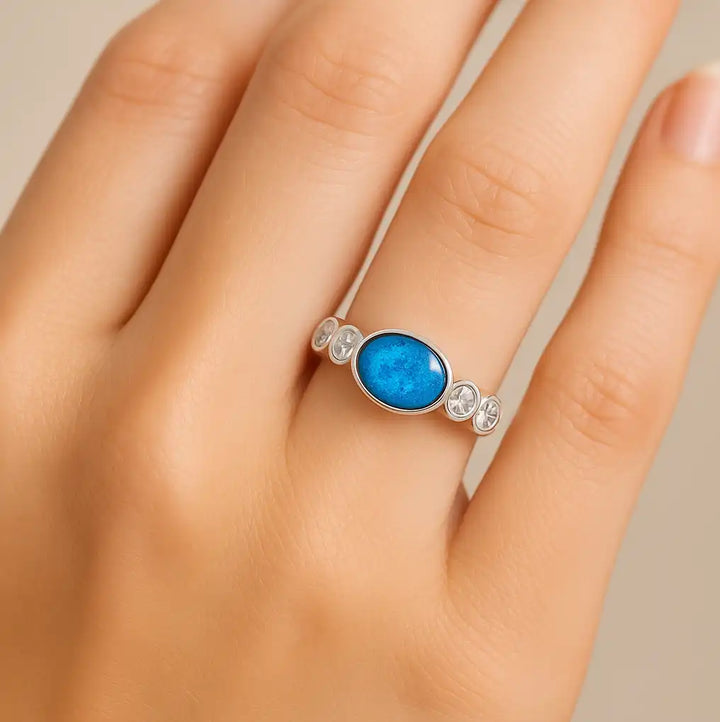 Oval Ashes Ring | Ashes Rings | Featherlings UK