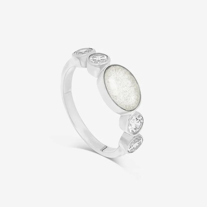 Oval Ashes Ring | Ashes Rings | Featherlings UK