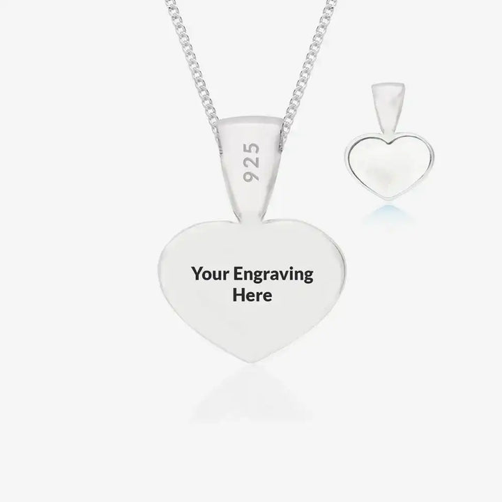 Love Heart Ashes Necklace | Ashes Pendant | Featherlings UK