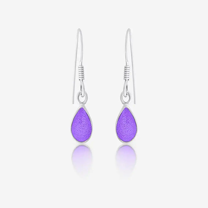 Tear Drop Ashes Earrings | Ashes Charms | Featherlings UK