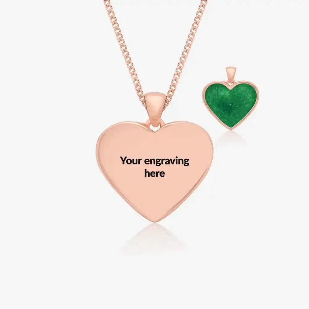 Rose Engraved Ashes Necklace | Ashes Pendant | Featherlings UK