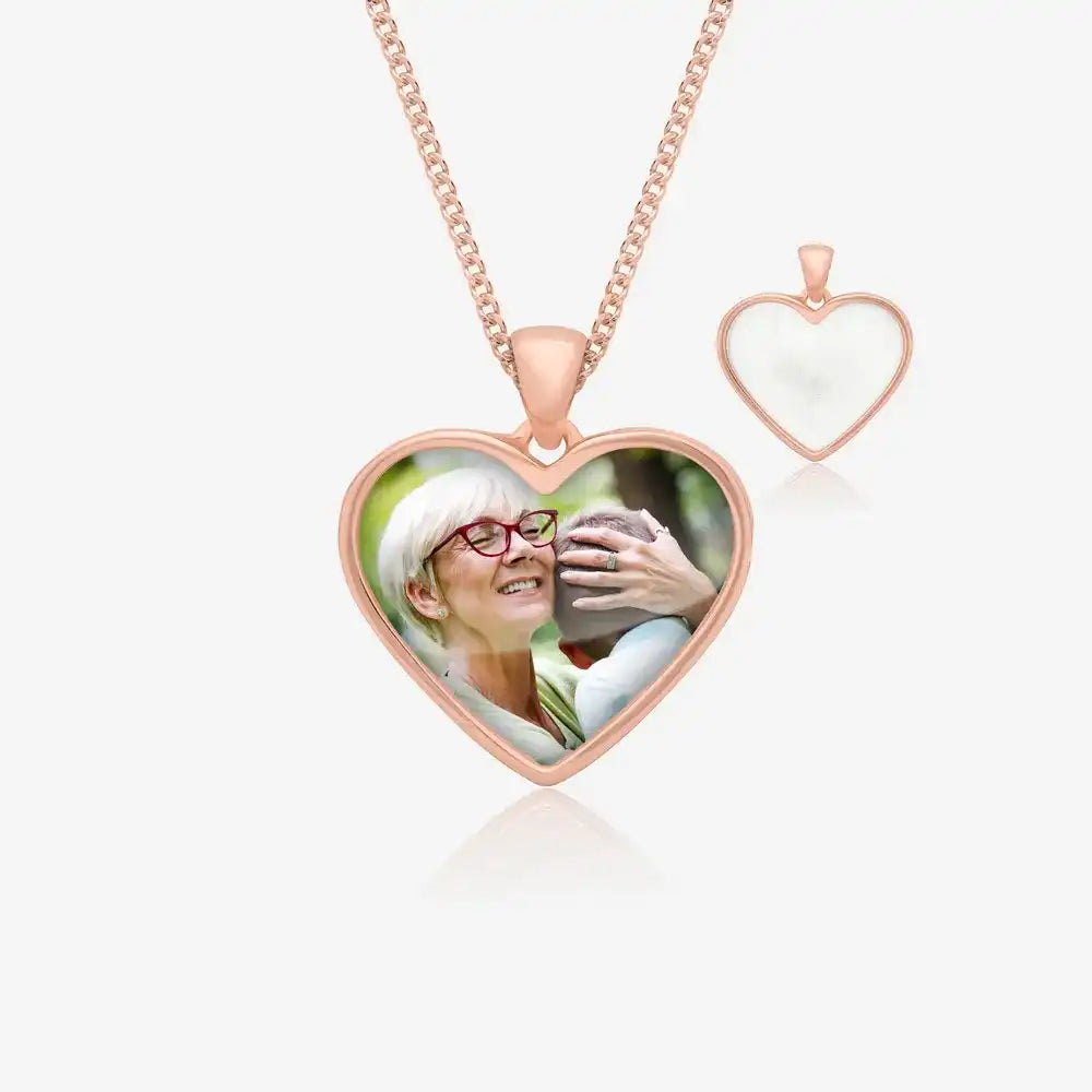 Rose Photo Ashes Necklace | Ashes Pendant | Featherlings UK