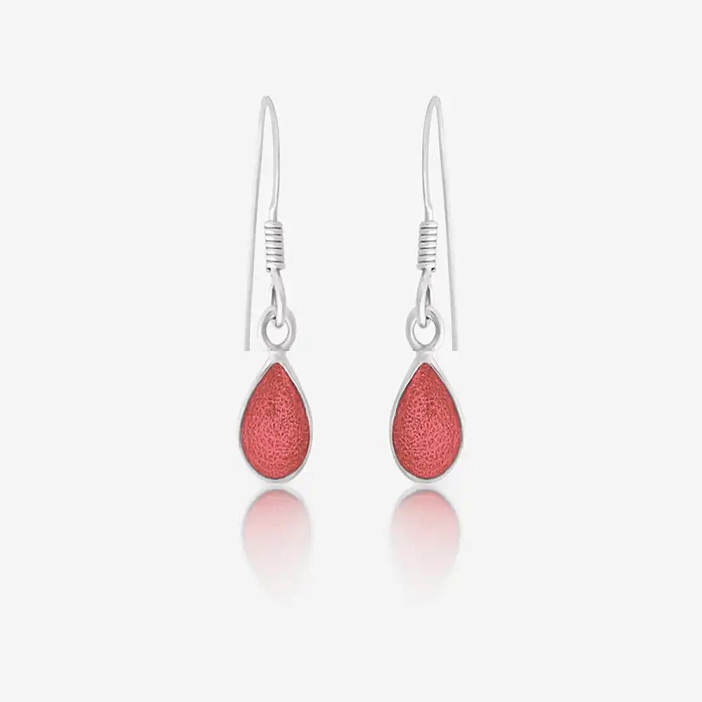 Tear Drop Ashes Earrings | Ashes Charms | Featherlings UK