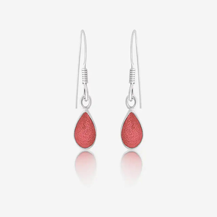 Tear Drop Ashes Earrings | Ashes Charms | Featherlings UK