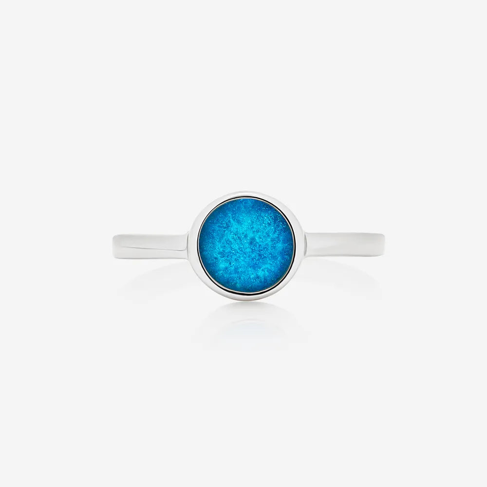 Round Ashes Ring | Ashes Rings | Featherlings UK