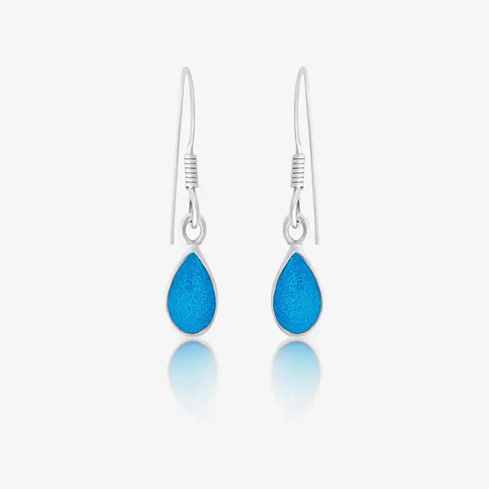 Tear Drop Ashes Earrings | Ashes Charms | Featherlings UK