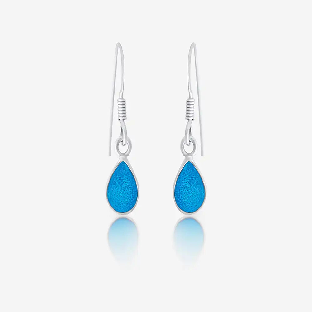 Tear Drop Ashes Earrings | Ashes Charms | Featherlings UK