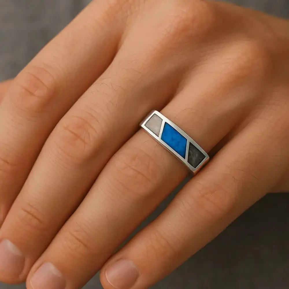 Triple Ashes Ring | Ashes Rings | Featherlings UK