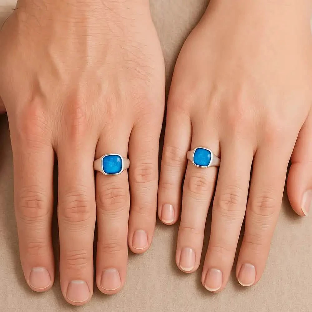 Signet Ashes Ring | Ashes Rings | Featherlings UK