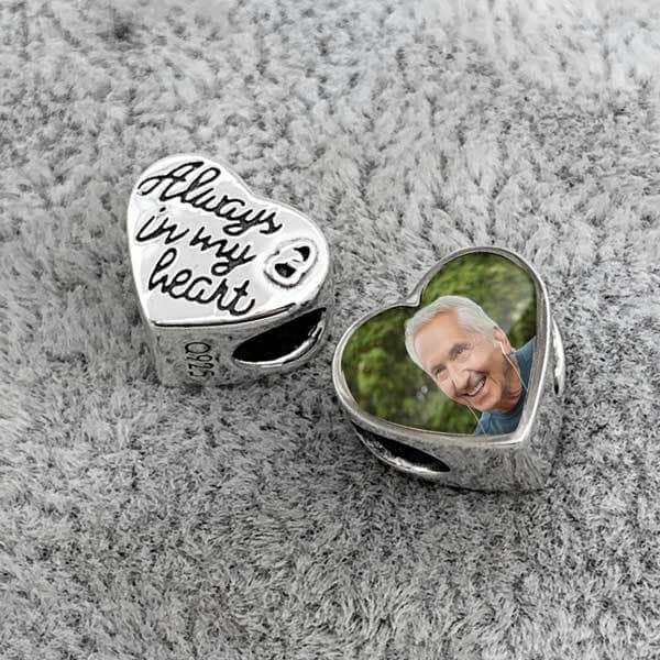Always In My Heart Photo Charm | Photo Charms | Featherlings UK